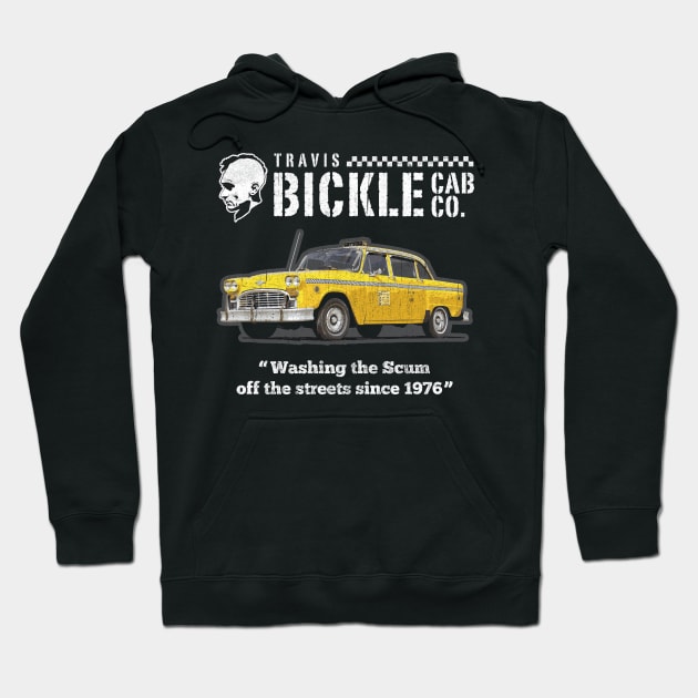 Bickle Cab Company Hoodie by Alema Art